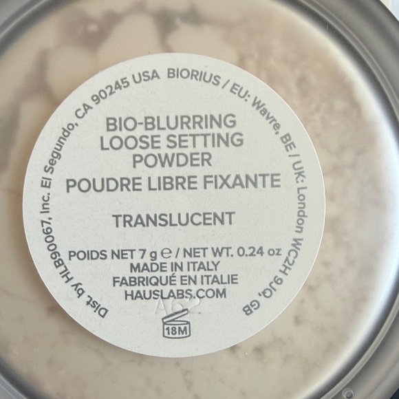 Haus Labs by Lady Gaga Bio-Blurring Loose Setting Powder Translucent NIB 7g - Picture 8 of 8